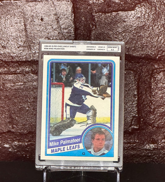 1984-85 OPC MIKE PALMATEER, #308, GEM MINT