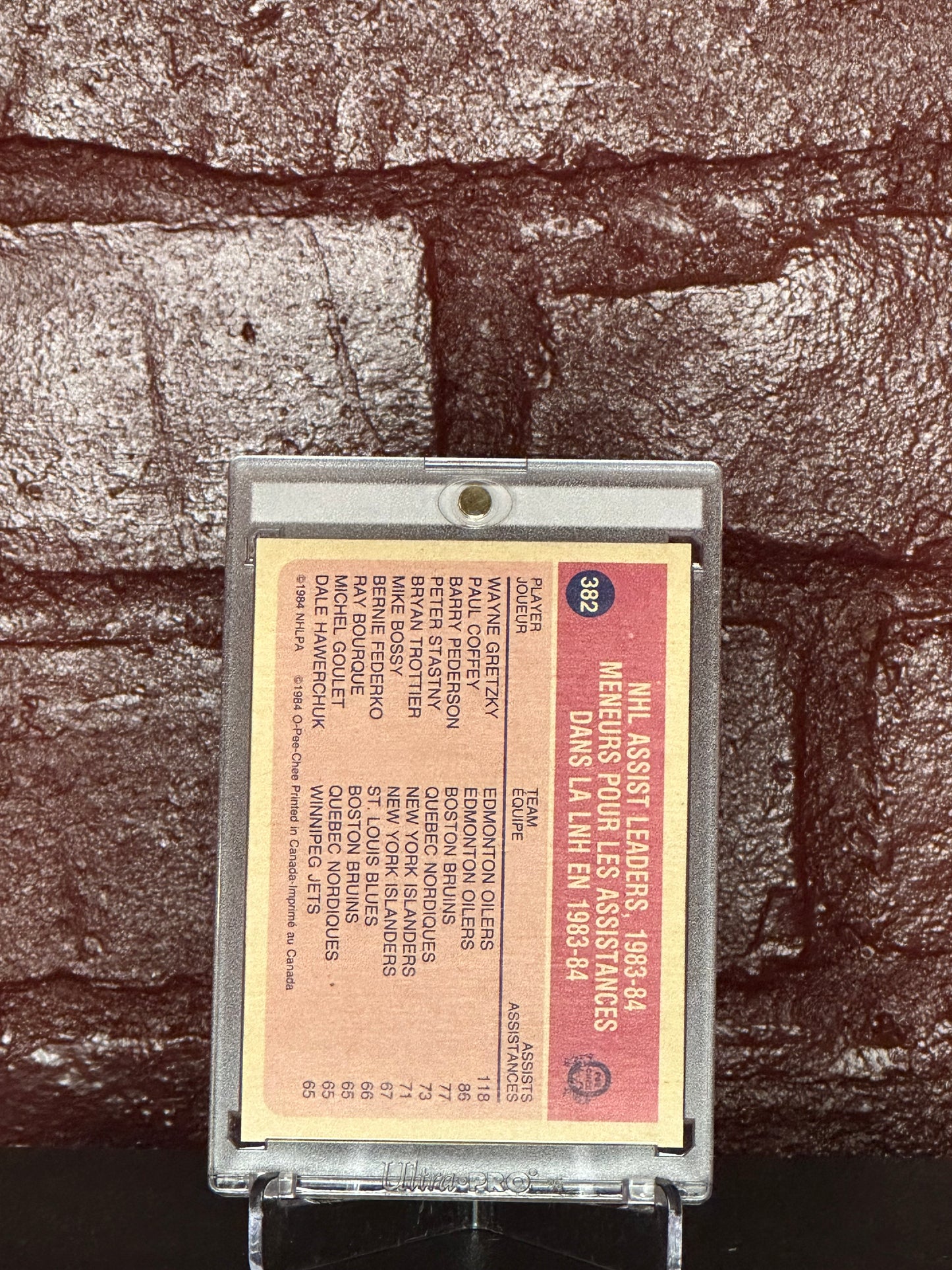 1984-85 OPC, WAYNE GRETZKY GOAL LEADER, #357, 9.5 GEM MINT