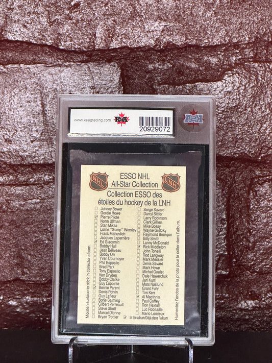 1988-89 BOBBY ORR, ESSO ALL-STARS, AUTO, KSA 9 MINT