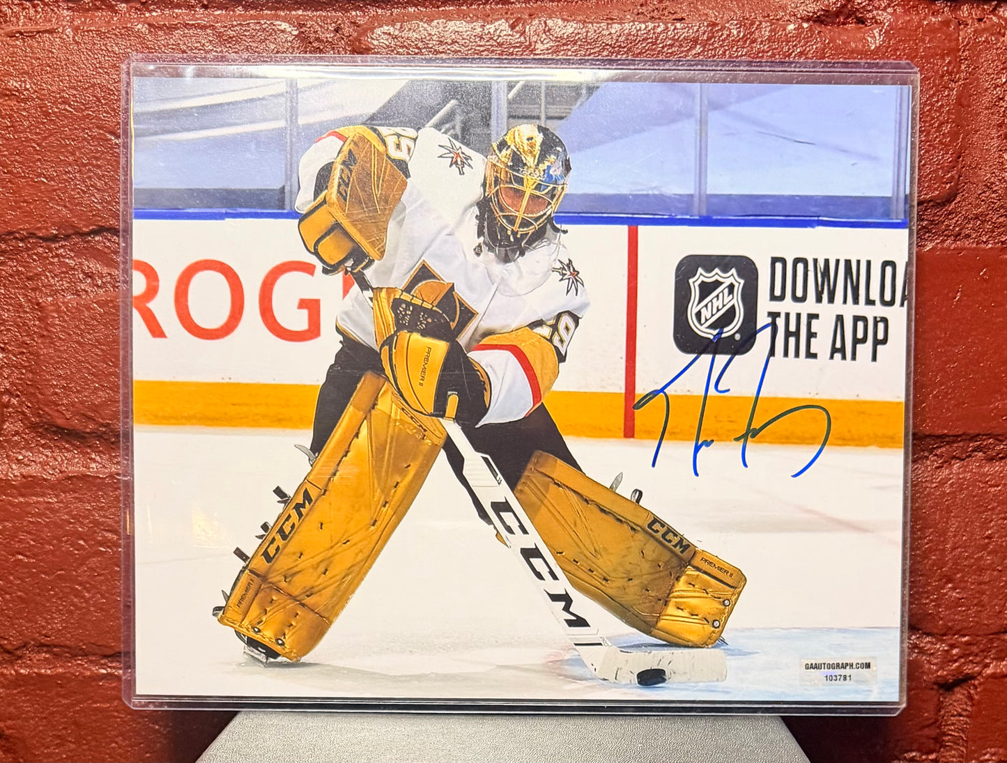 Flower Power: Marc-André Fleury Authentic Signed Photograph