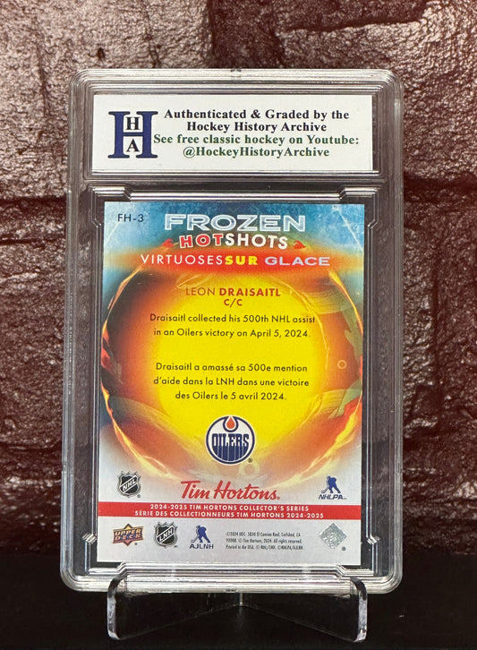 LEON DRAISAILT 2024-25 FROZEN HOTSHOTS #FF-3, HHA 10