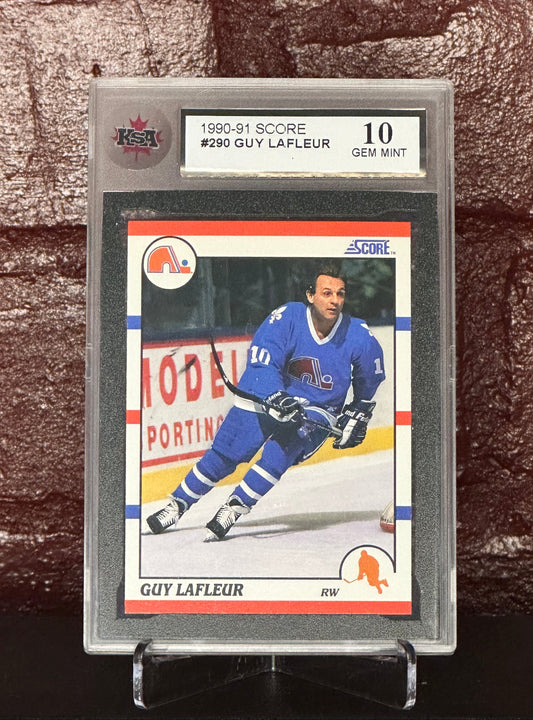 GUY LAFLEUR 1990-91 #290, KSA 10 GEM MINT