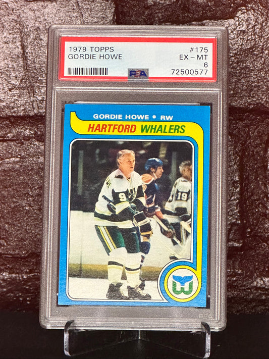 Gordie Howe 1979 Topps #175, PSA 6 EX-MT