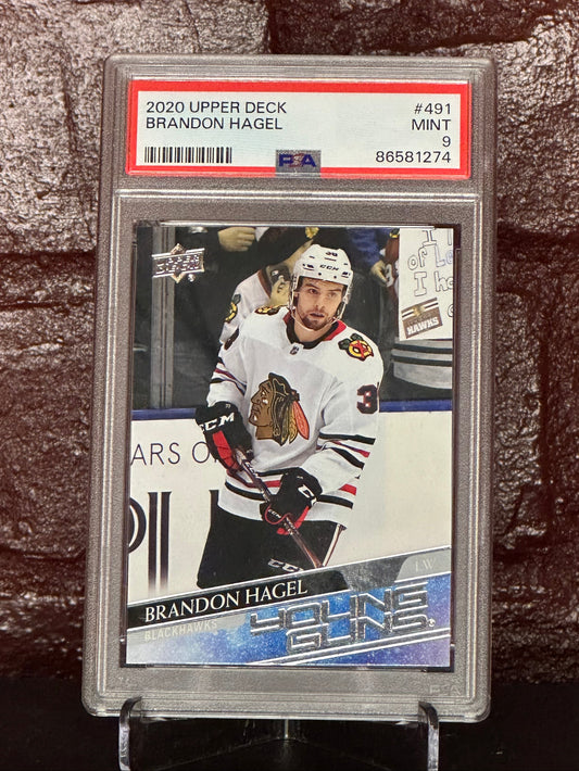 Brandon Hagel 2020 UD Young Guns #491, PSA 9 MINT