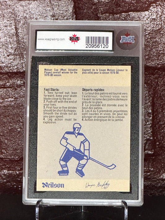 Wayne Gretzy 1982 Neilson #17, Fast Starts, KSA 8 NMM